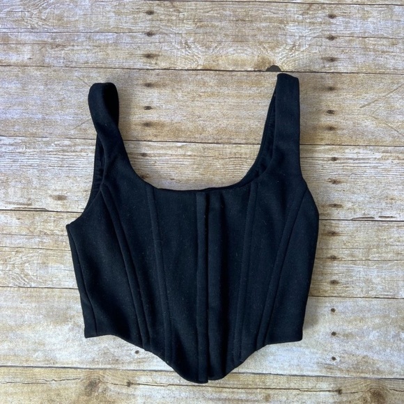 LPA stretchy corset black top XS - Picture 3 of 6